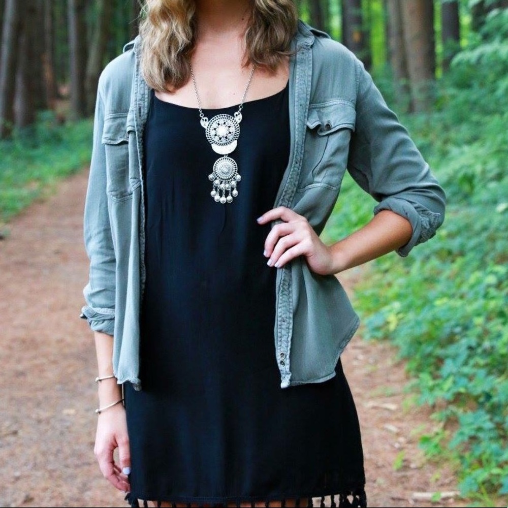 Aeo Green Button Down - image 1